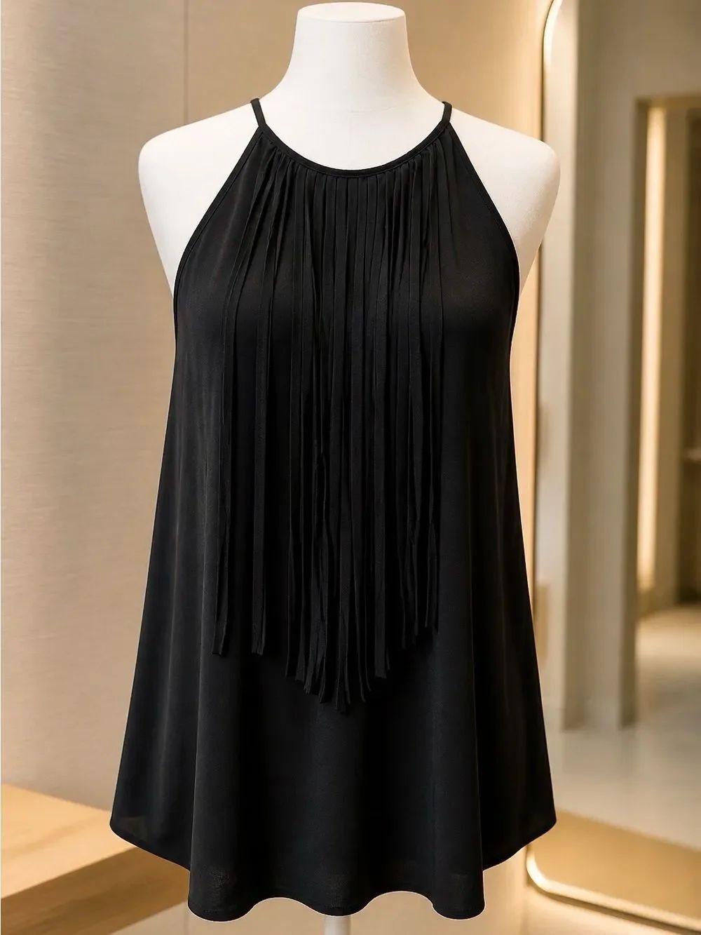 American Eagle Outfitters Soft and Sexy Fringe Tank Top Size Small